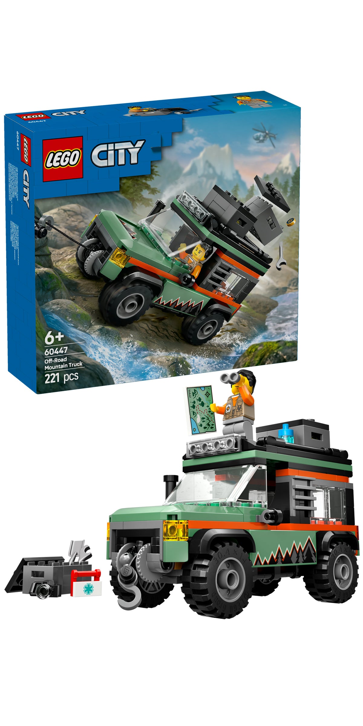 LEGO City 60447 fuoristrada di montagna 4x4