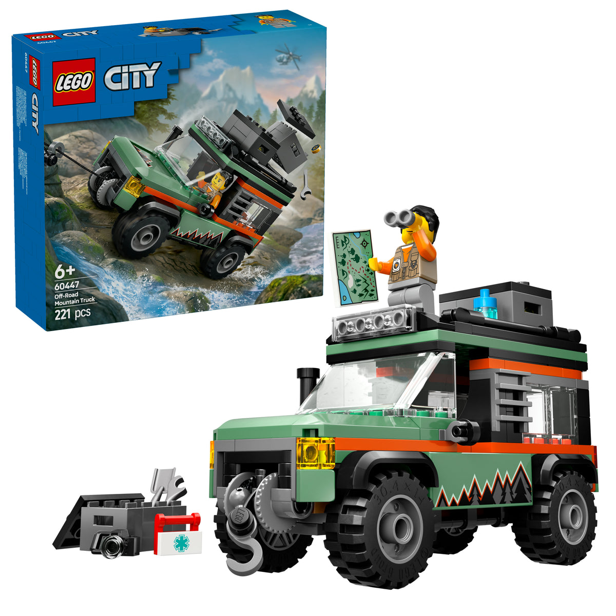 LEGO City 60447 fuoristrada di montagna 4x4
