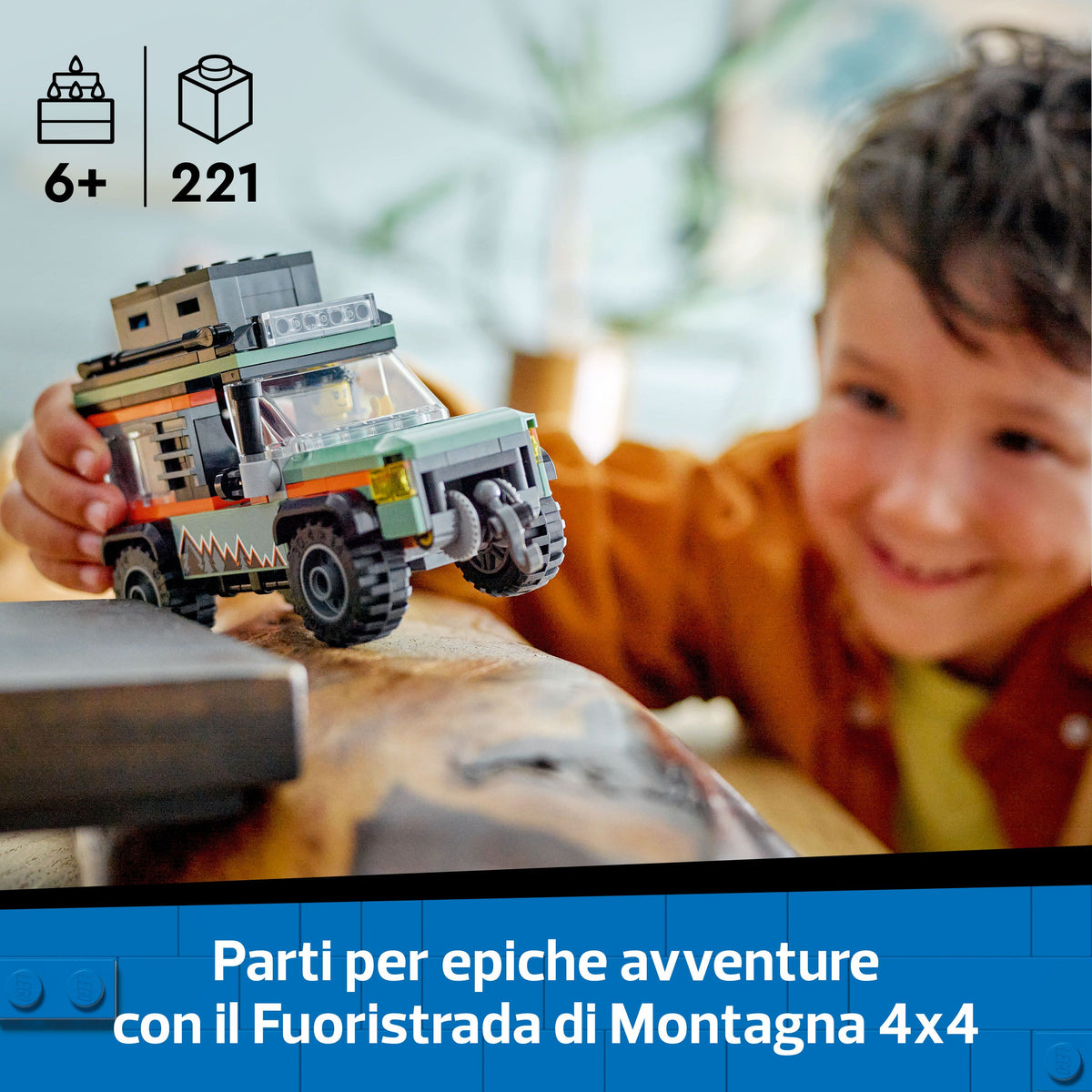 LEGO City 60447 fuoristrada di montagna 4x4