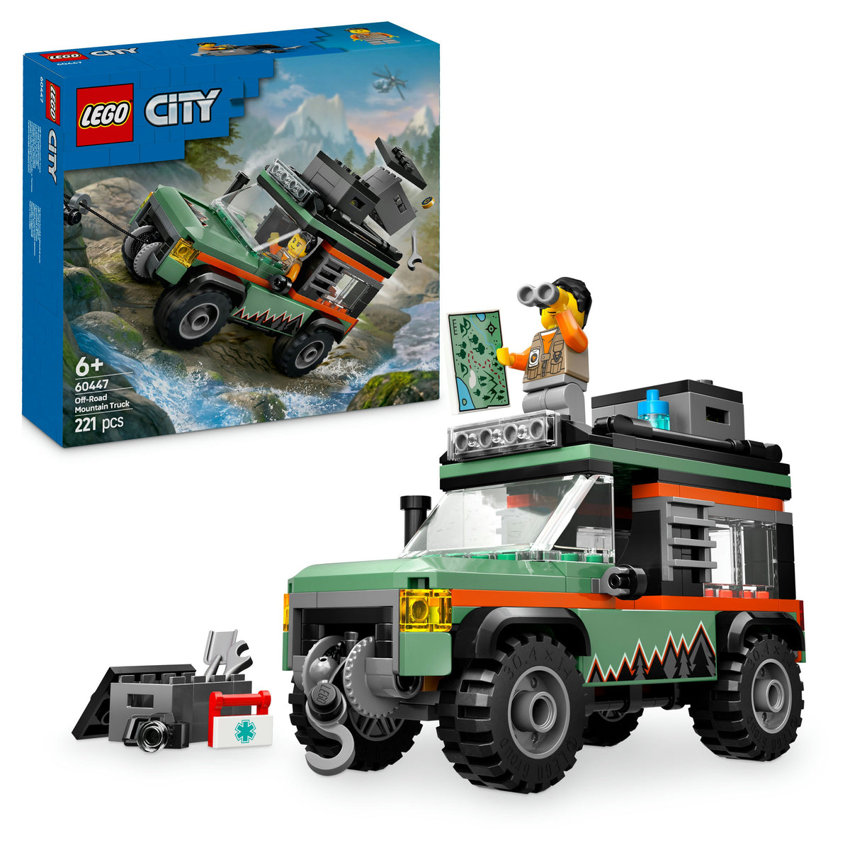 LEGO City 60447 fuoristrada di montagna 4x4