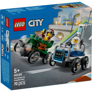 LEGO City 60459 pack veicoli da corsa: aereo contro letto d’ospedale
