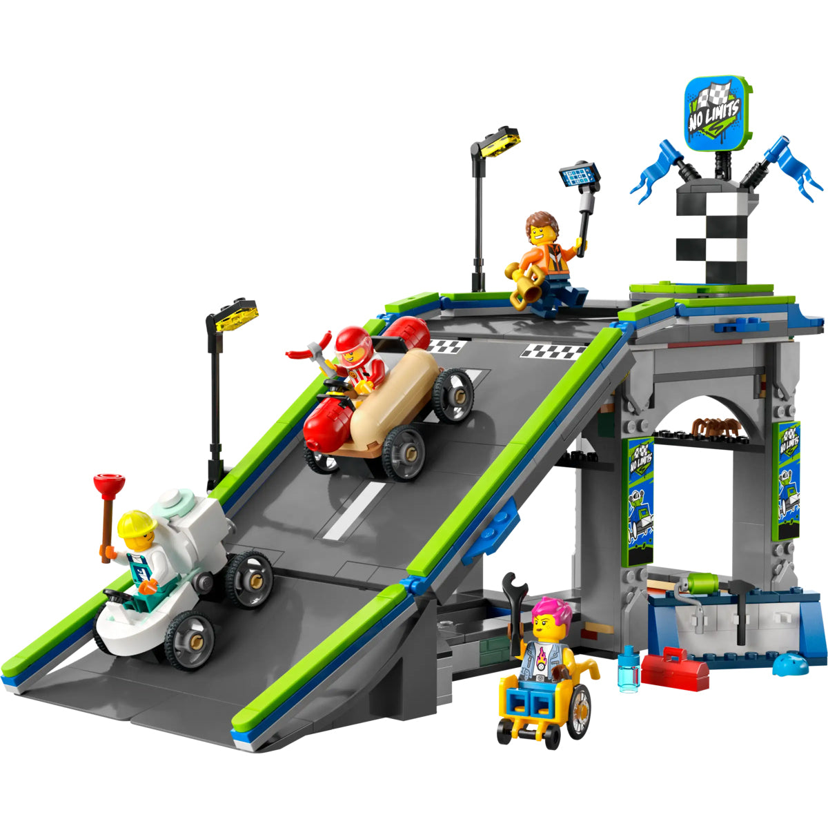 LEGO City 60460 nessun limite: gara sulla pista a rampe