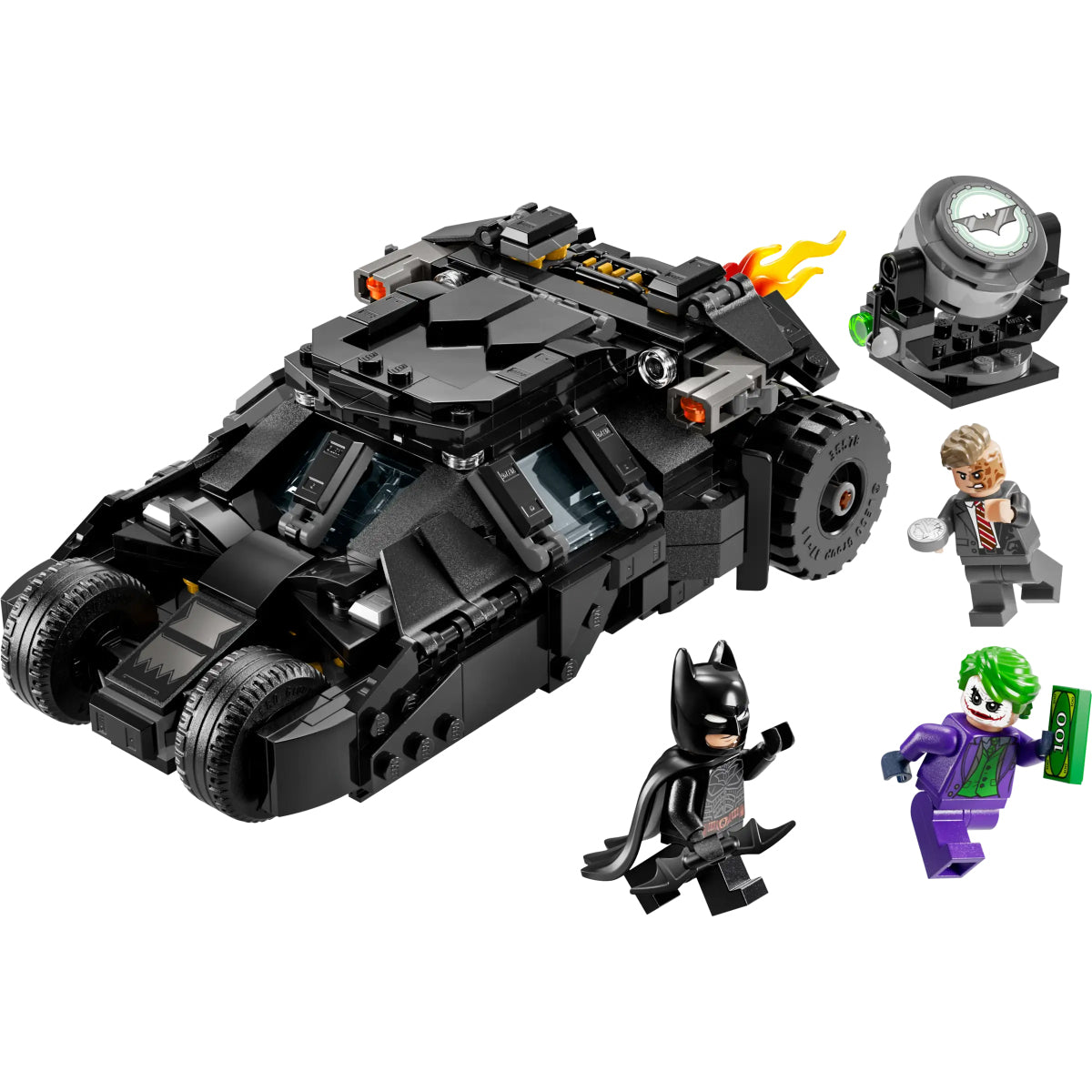 76303 - tumbler di batman contro two-face e the joker