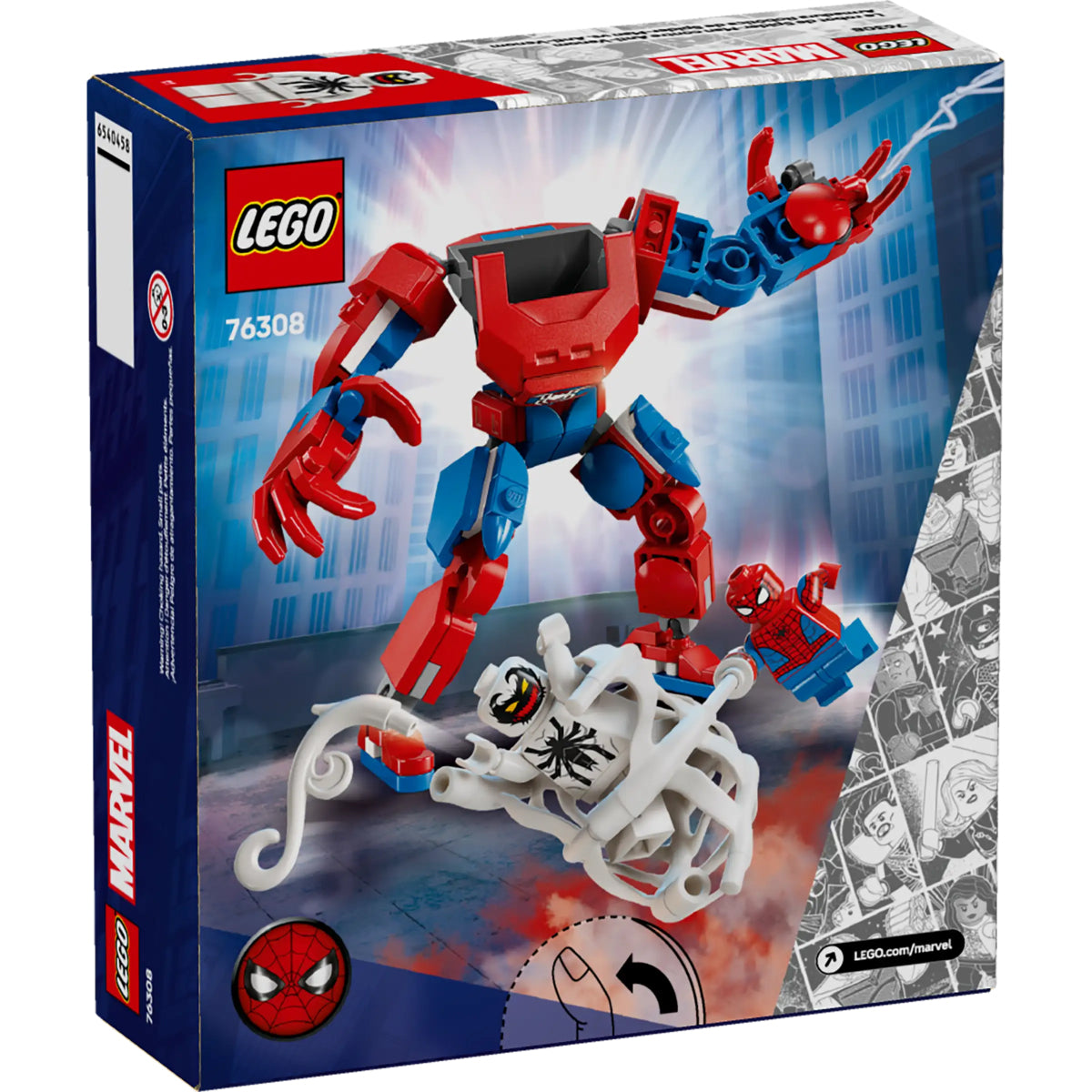 76308 - mech di spider-man contro anti-venom