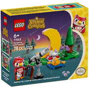 LEGO Animal Crossing 77053 osservando le stelle con celeste