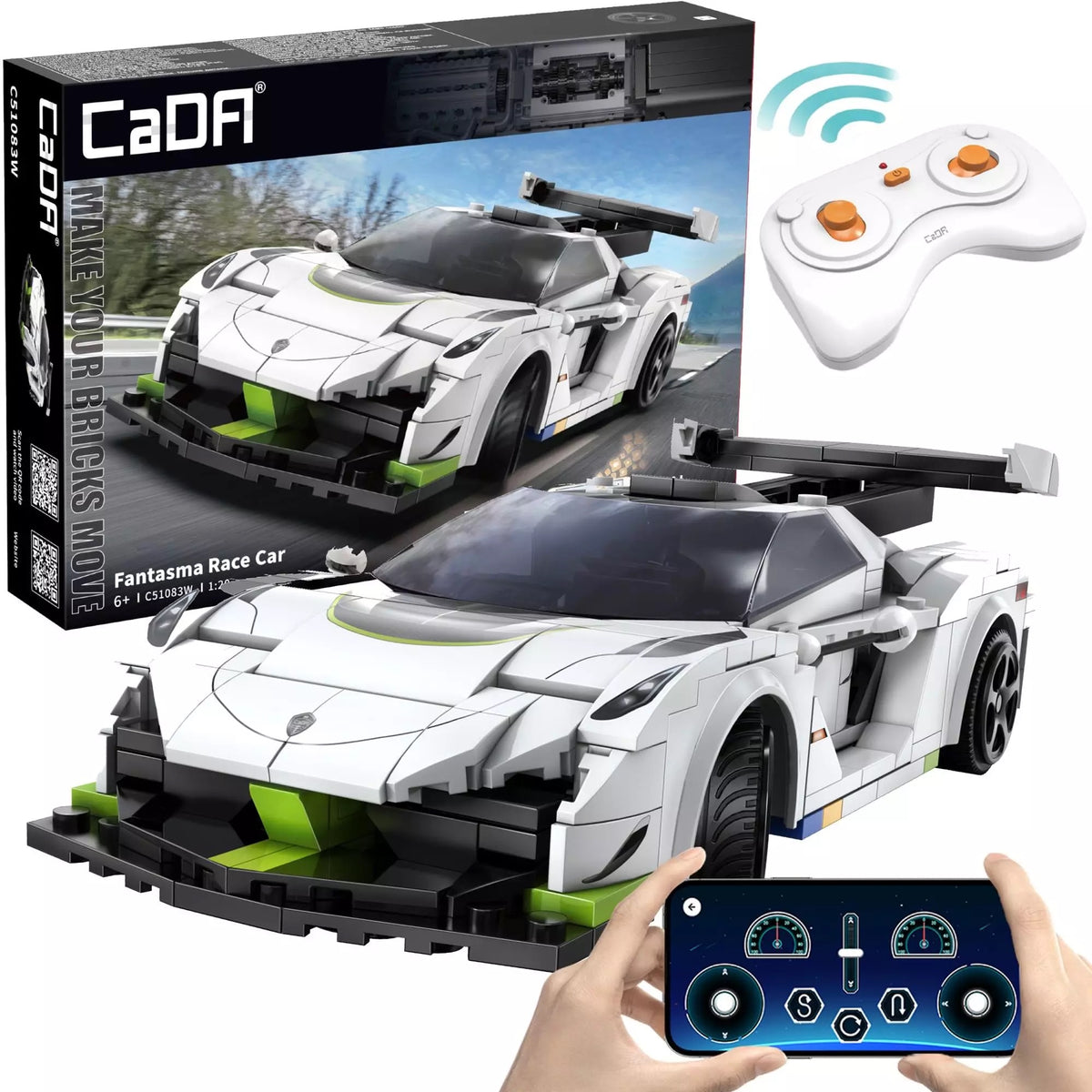 cada - fantasma race car - 322 pz.