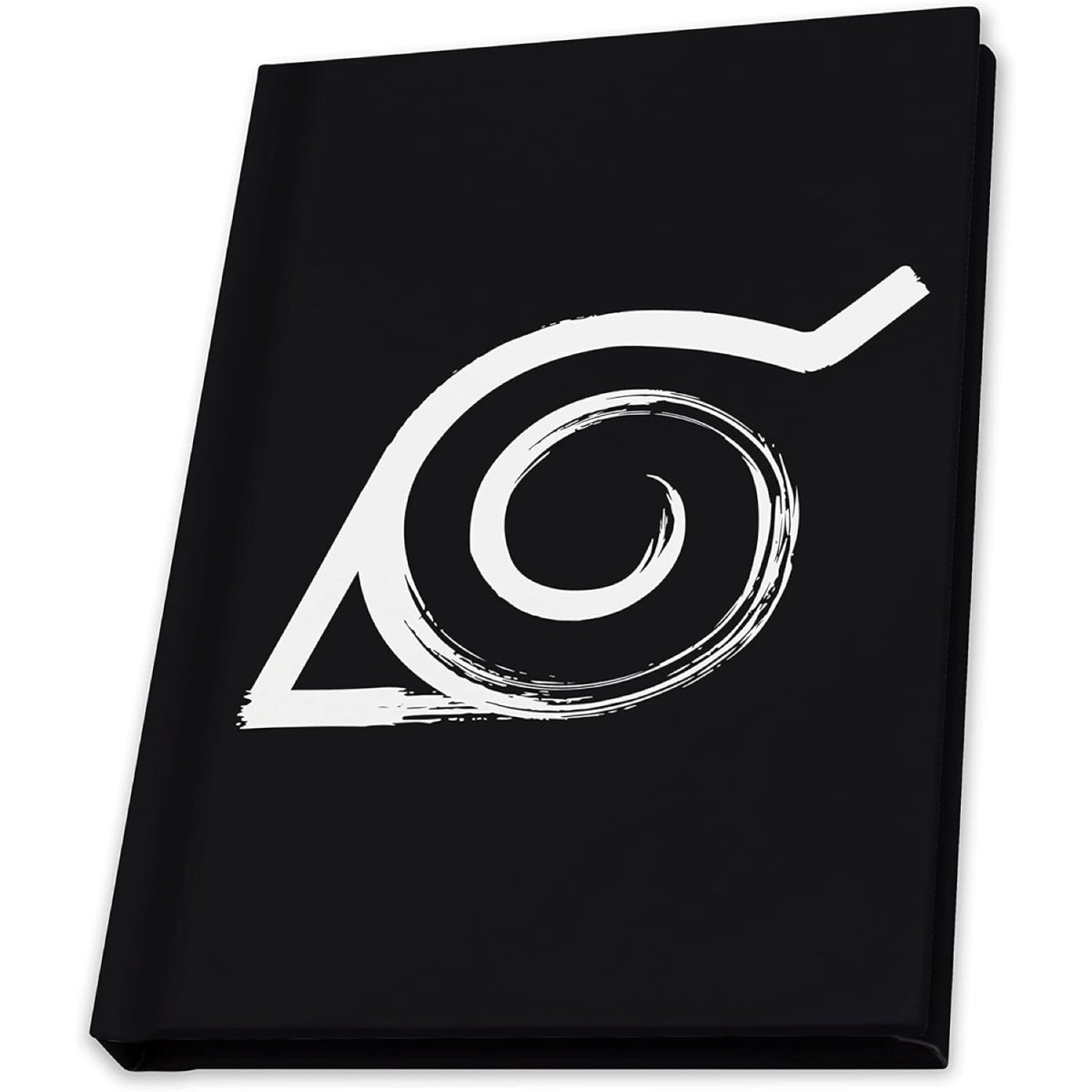 naruto shippuden - gift set - xxl glass + pin + notebook konoha