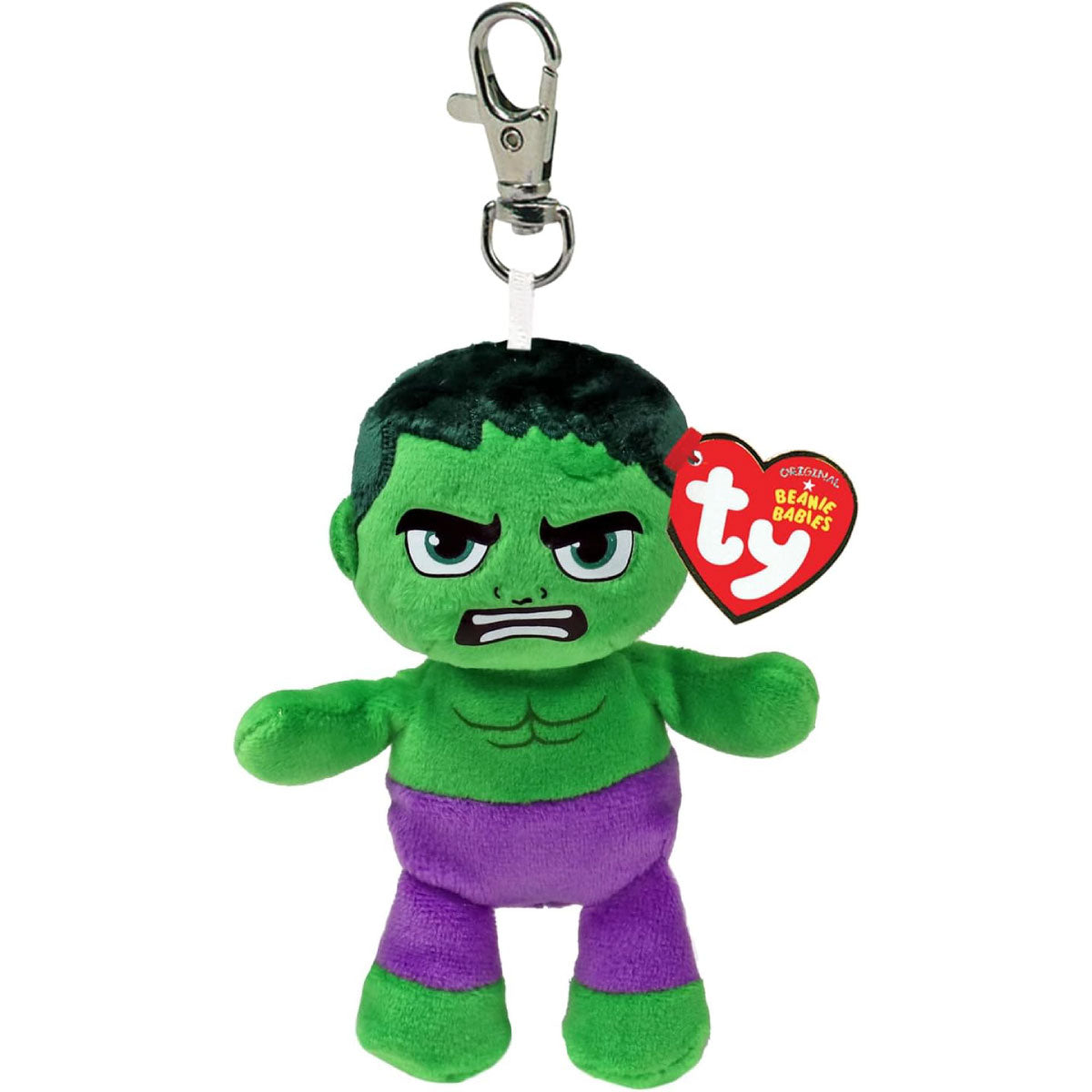 beanie boos clips - hulk - portachiavi