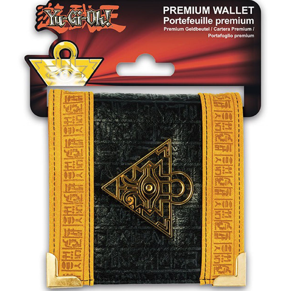 yu-gi-oh! - portafoglio premium - millenium puzzle