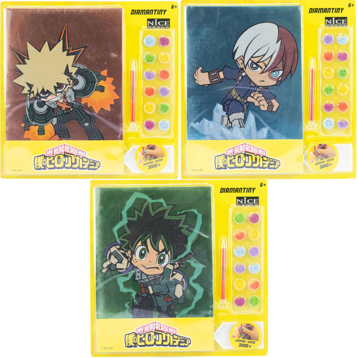 diamantiny my hero academia - action - modello assortito