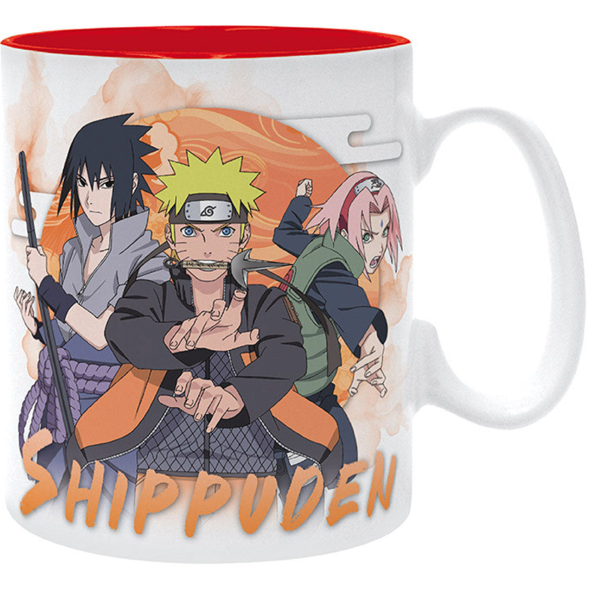 naruto shippuden - tazza 460ml - past and present