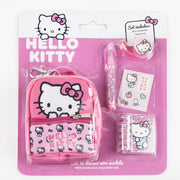 set di cancelleria + mini zaino - hello kitty