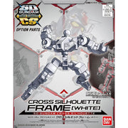 sd cross silhouette frame white