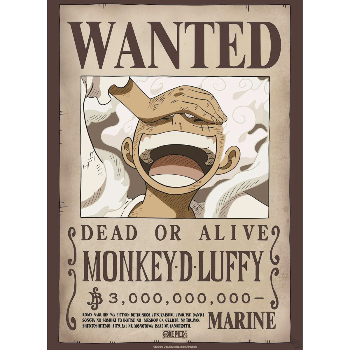 one piece - set 2 chibi posters 52x38cm - wanted luffy & zoro
