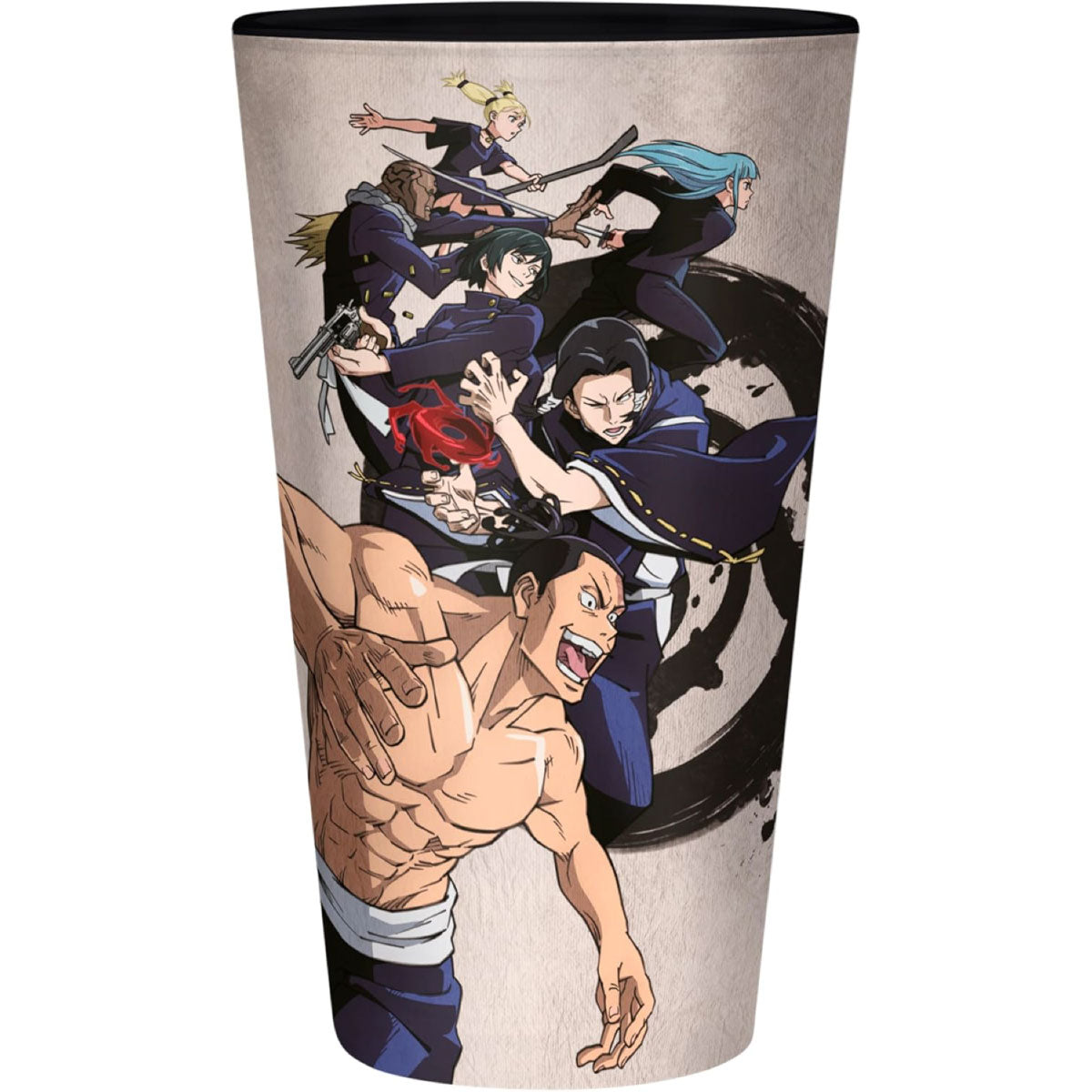 jujutsu kaisen - bicchiere large 400ml - tokyo vs kyoto