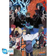 naruto shippuden -  poster maxi 91,5x61cm - rivals