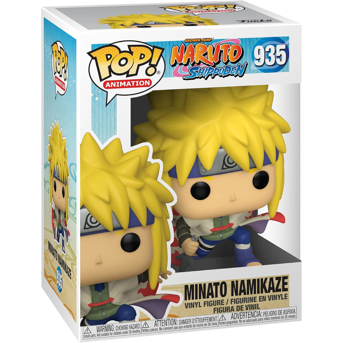 naruto shippuden - minato namikaze 9cm - funko pop! 935
