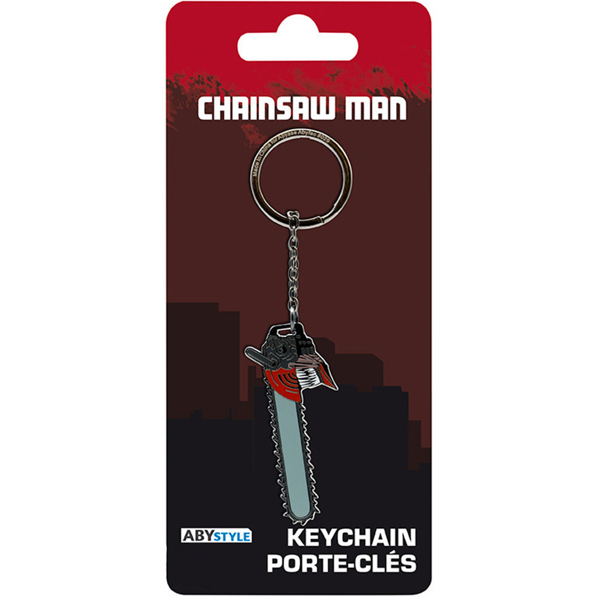 chainsaw man - keychain - chainsaw man head