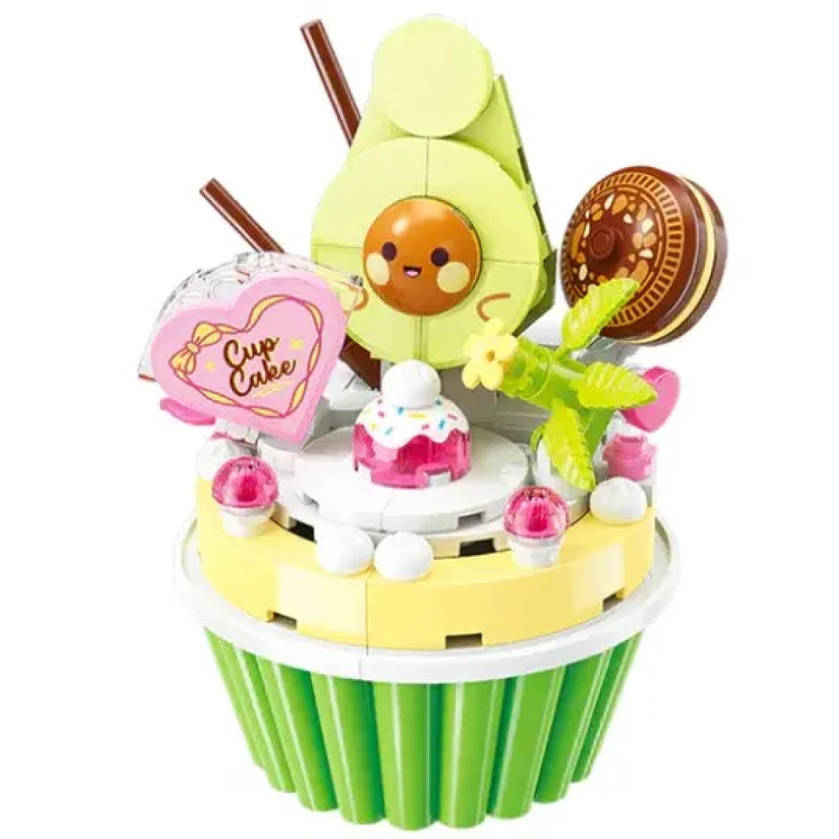 handmade cake - cute avocado