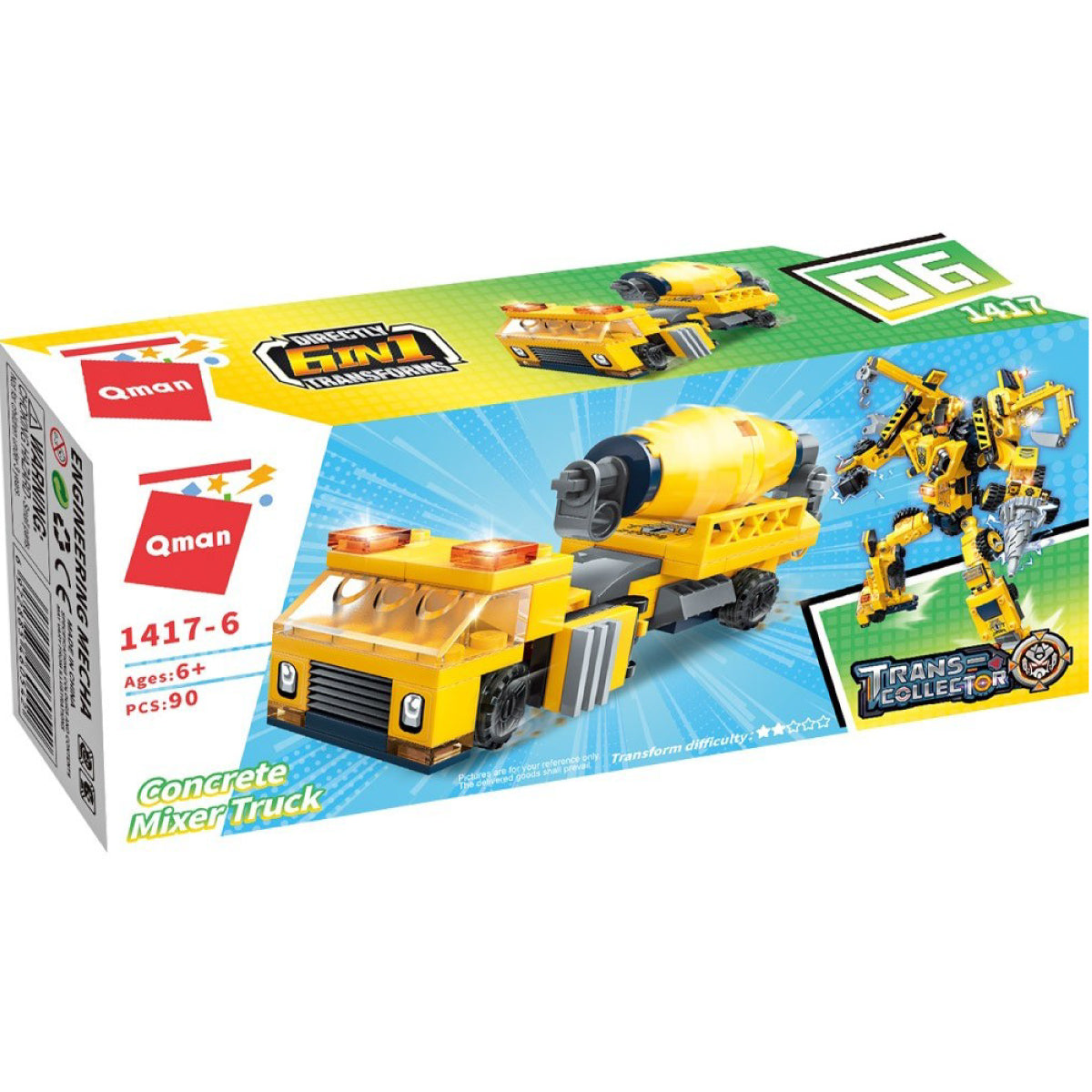 engineering mecha - camion betoniera da cantiere