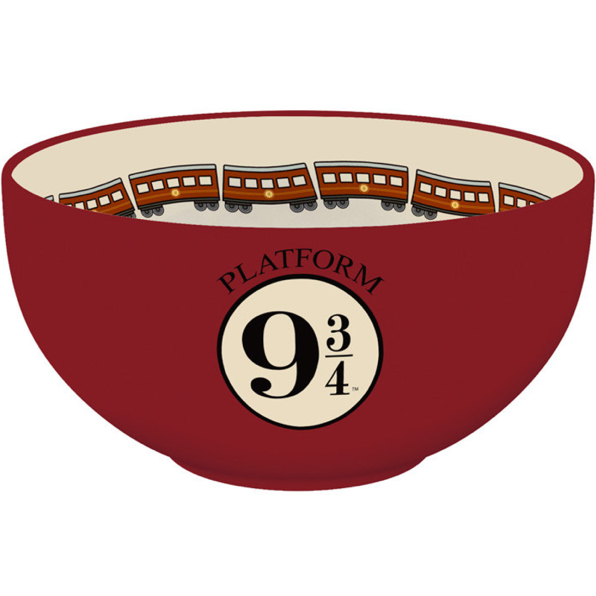 harry potter - ciotola in ceramica - platform 9 3/4