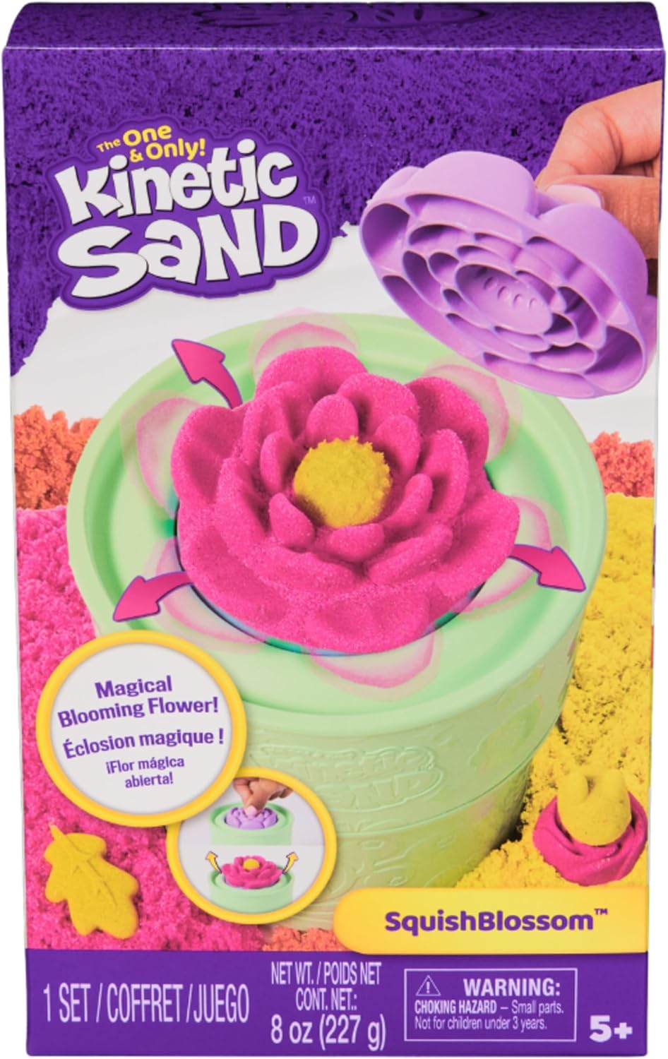 kinetic sand - squish blossom 227g