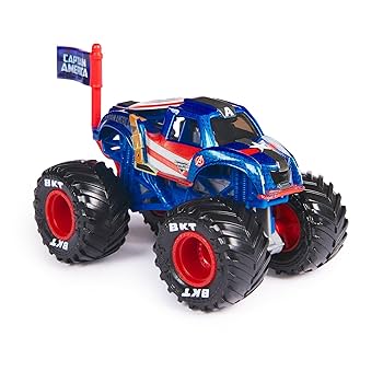 monster jam marvel - monster truck in metallo - modello assortito
