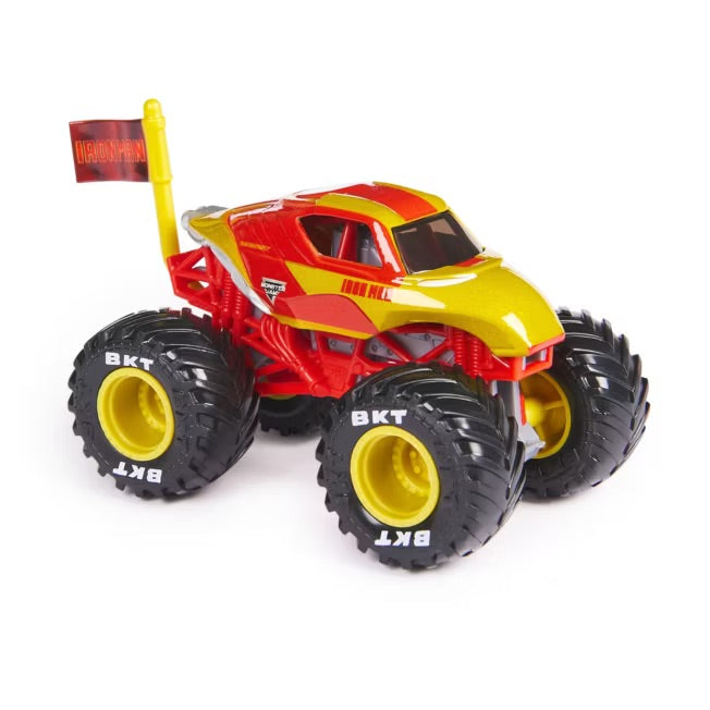 monster jam marvel - monster truck in metallo - modello assortito