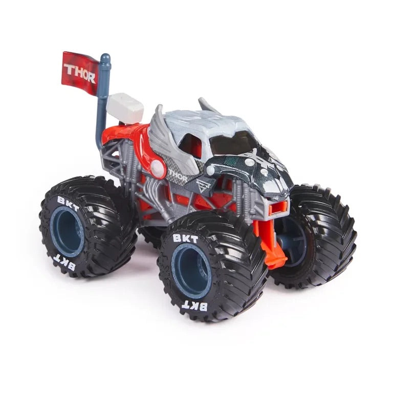 monster jam marvel - monster truck in metallo - modello assortito