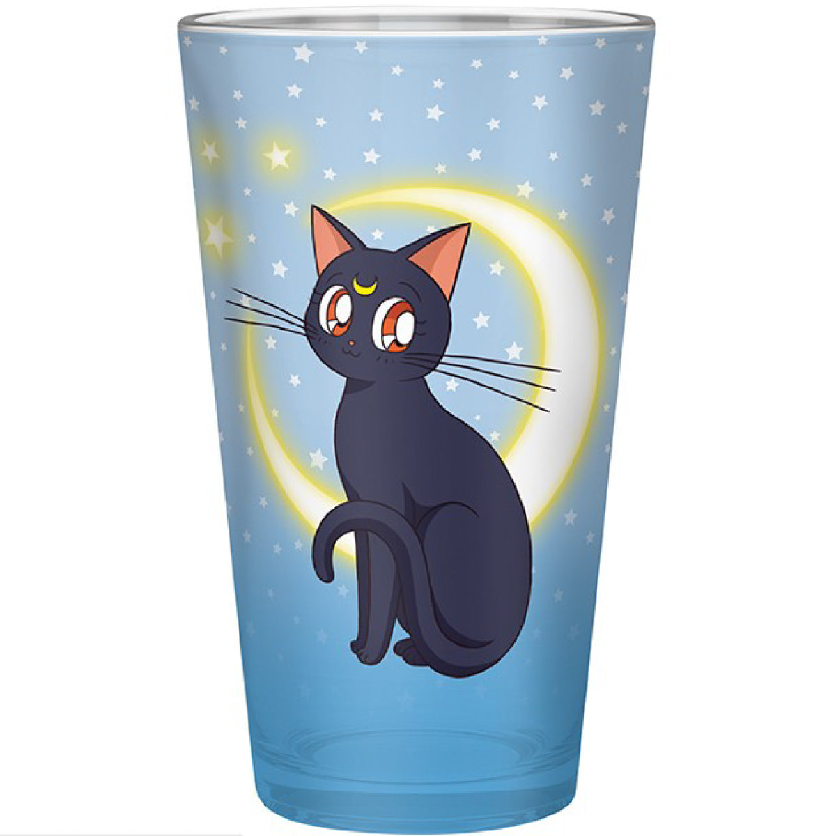 sailor moon - bicchiere large 400ml - luna & artemis