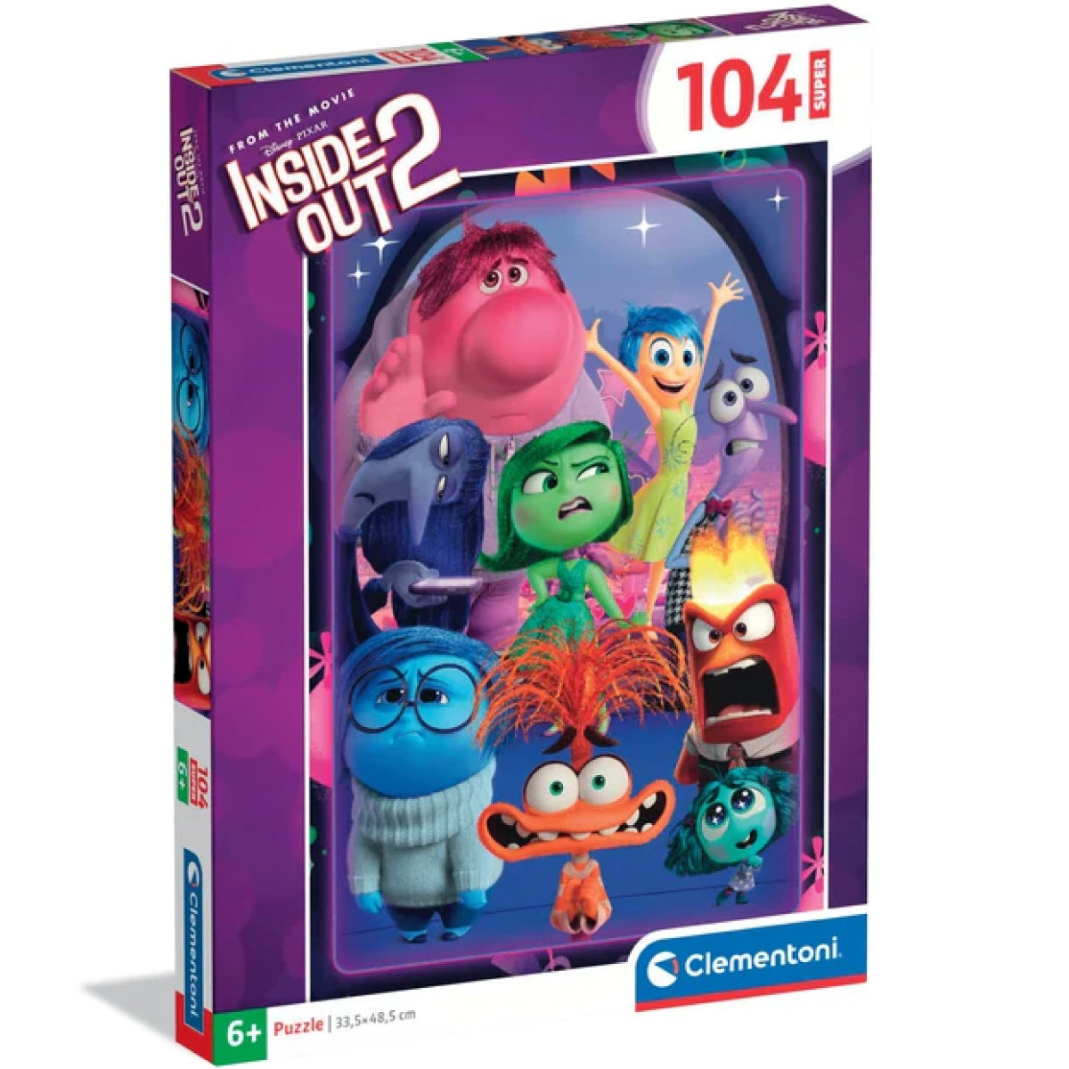 inside out 2 - puzzle 104 pezzi