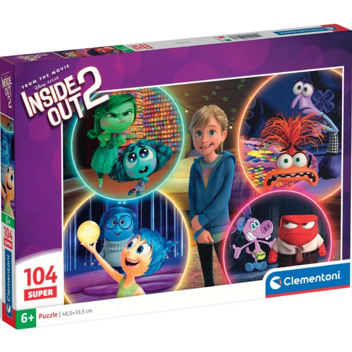 inside out 2 - puzzle 104 pezzi