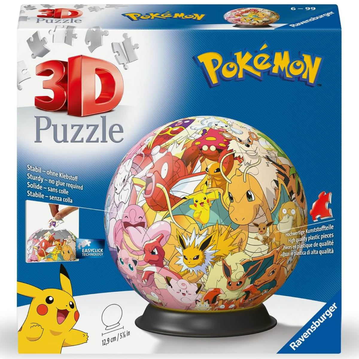 pokémon - puzzle 3d