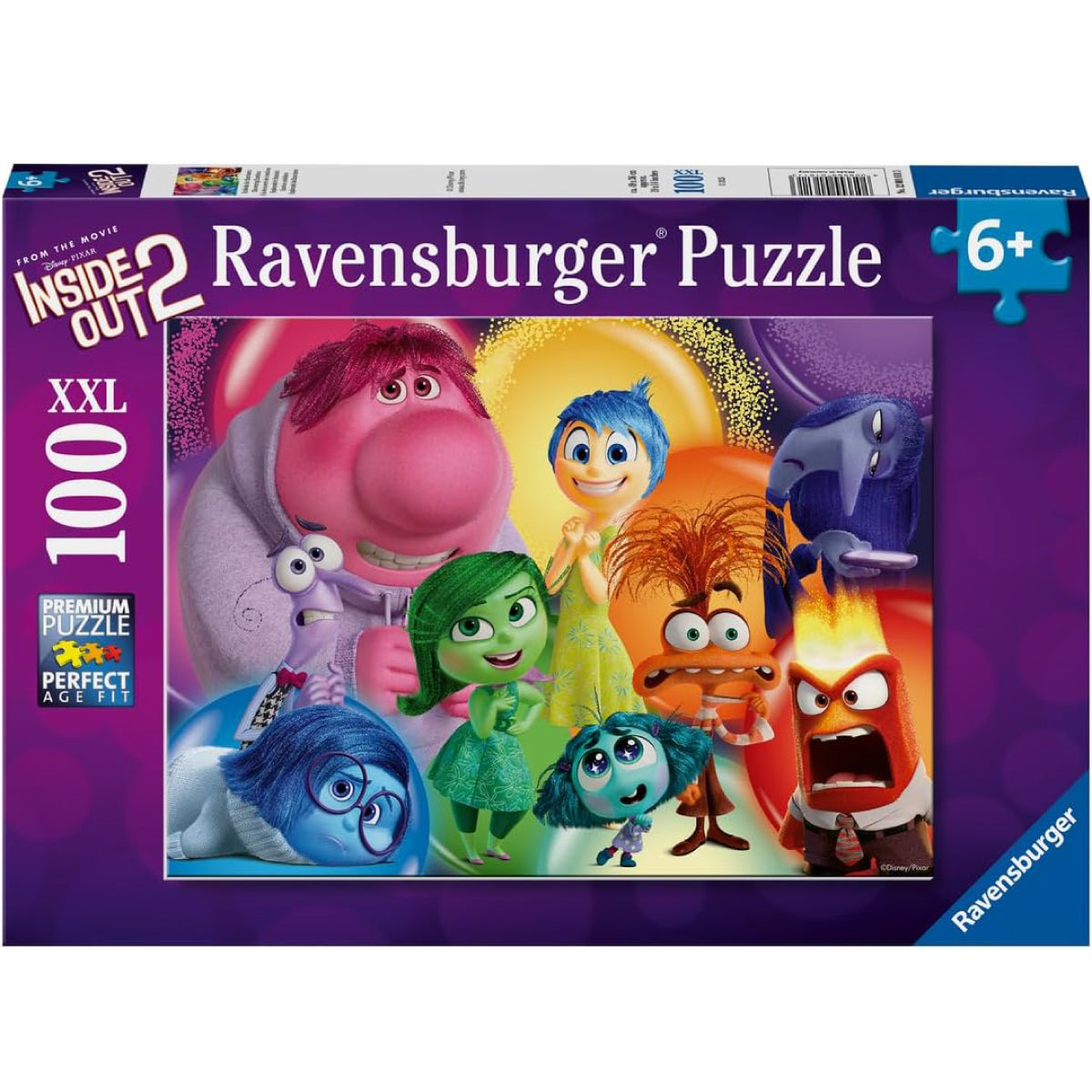 inside out 2 - puzzle 100 pezzi xxl