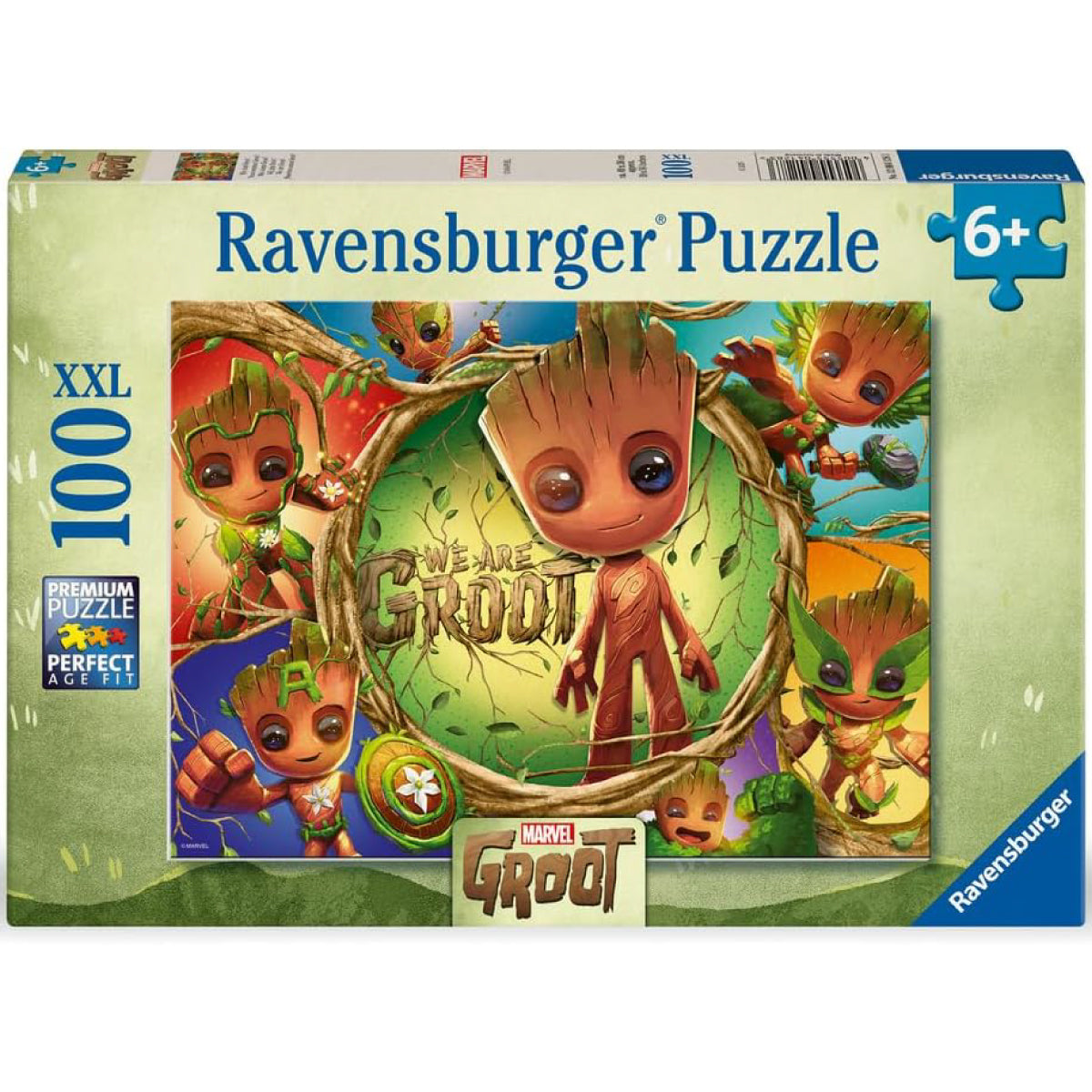 marvel: groot - puzzle 100 pezzi xxl