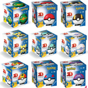 pokémon - puzzle 3d - poké ball assortite