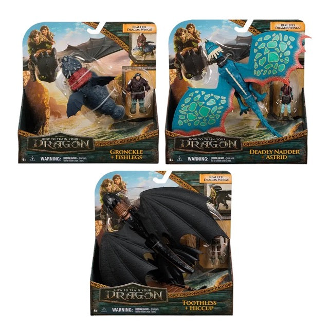 how to train your dragon - draghi e vichinghi - modello assortito