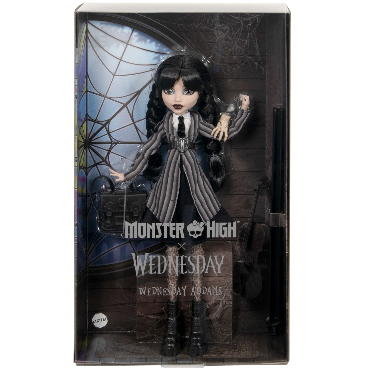 monster high - mercoledì addams - bambola fashion