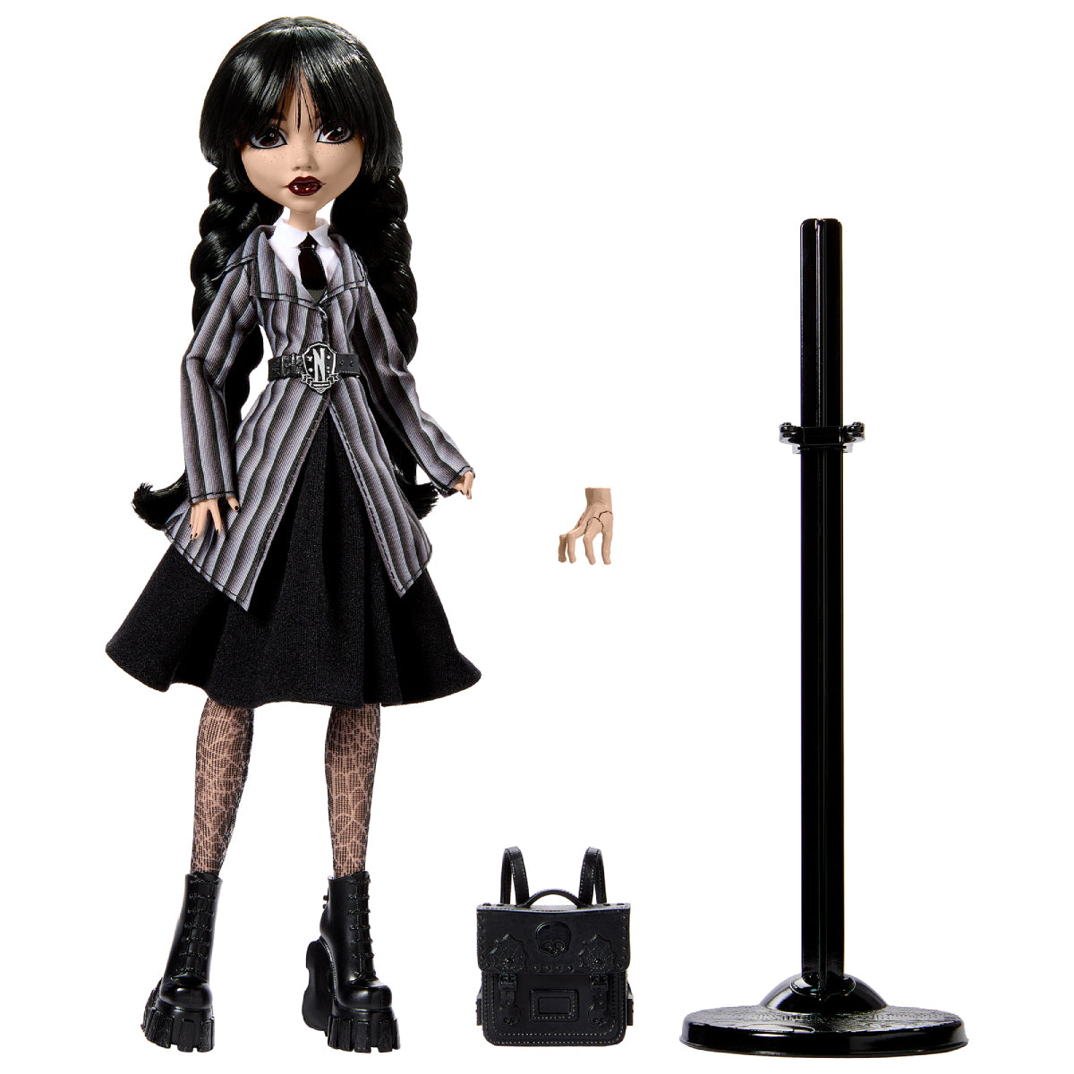 monster high - mercoledì addams - bambola fashion