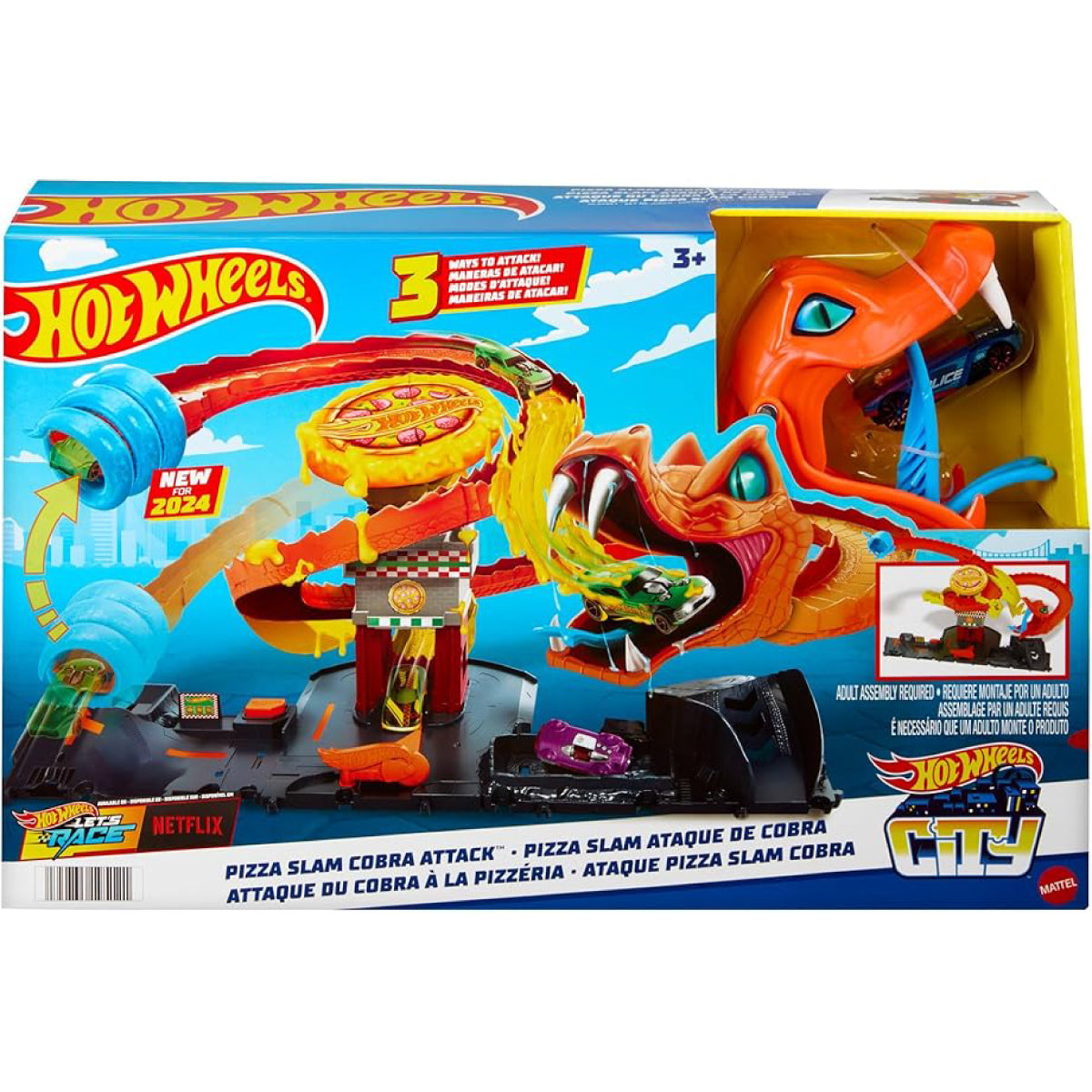 hot wheels - attacco del cobra in pizzeria