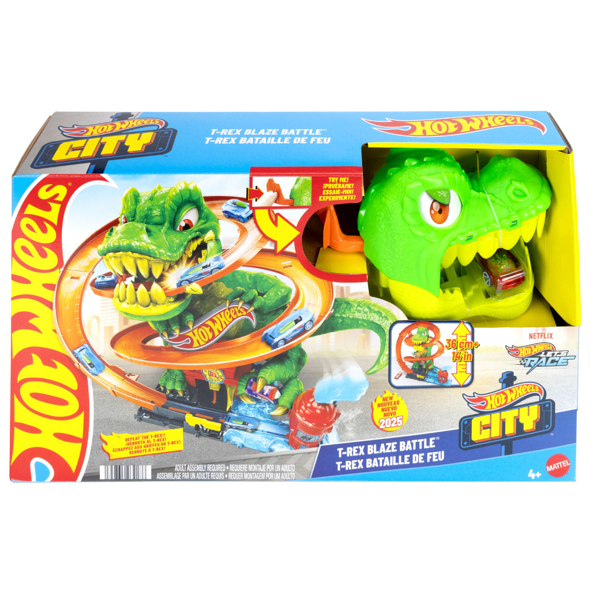 hot wheels - t-rex battaglia infuocata