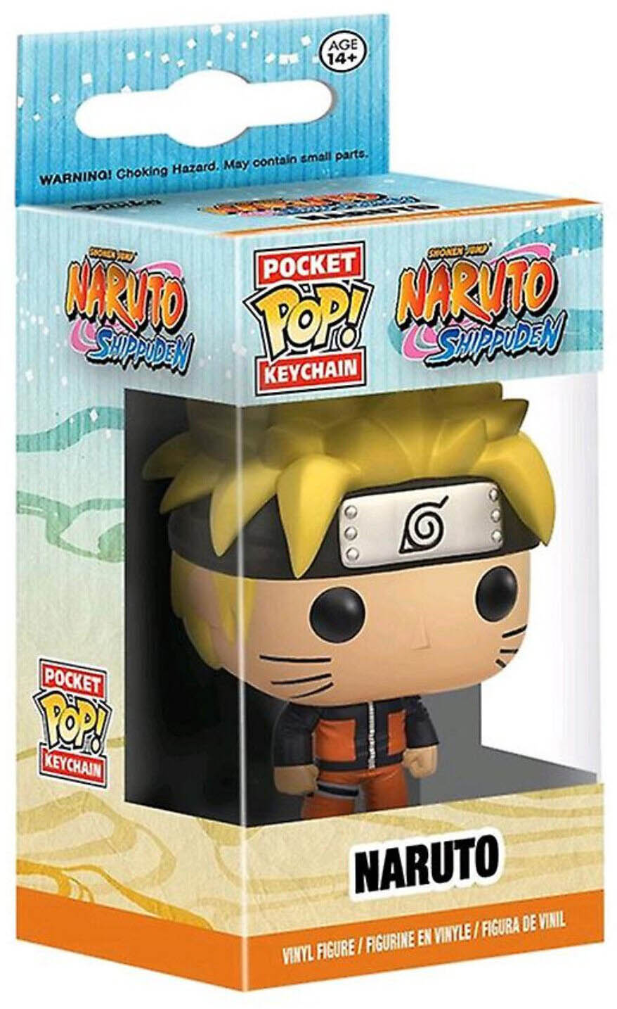 naruto shippuden - naruto 4cm - funko pocket pop! portachiavi