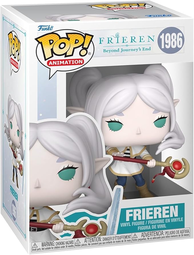 frieren: oltre la fine del viaggio - frieren 9cm - funko pop! 1986