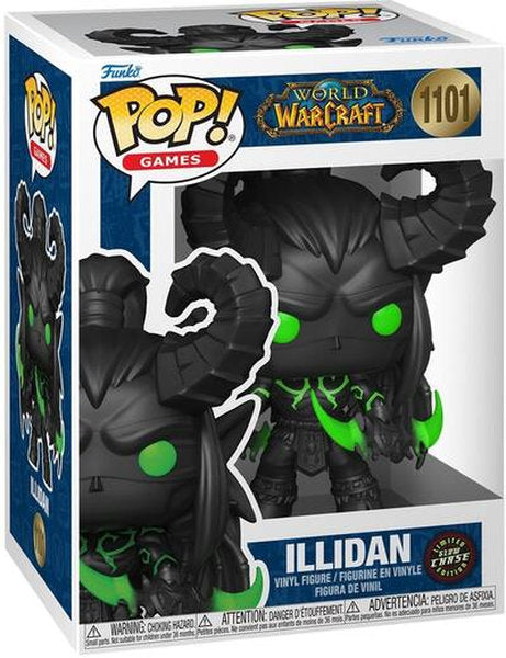world of warcraft - illidan 9cm - funko pop! 1101 chase