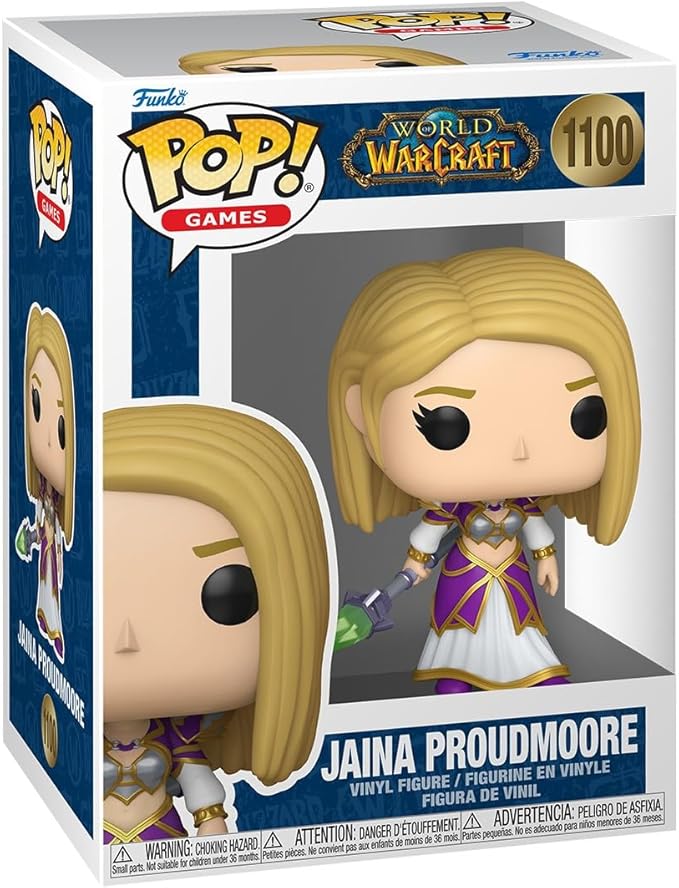 world of warcraft - jaina proudmoore 9cm - funko pop! 1100