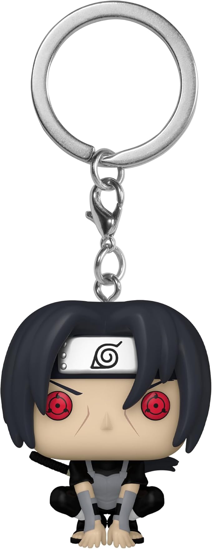 naruto shippuden - itachi uchiha (moonlit) 4cm - funko pop! portachiavi