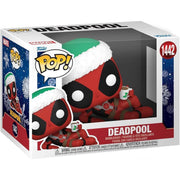 marvel: deadpool holiday - deadpool 9cm - funko pop! 1442