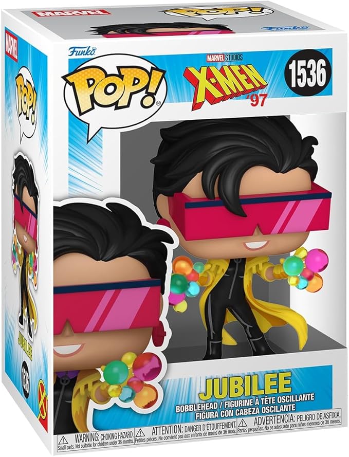 marvel x-men '97 - jubilee 9cm - funko pop! 1536