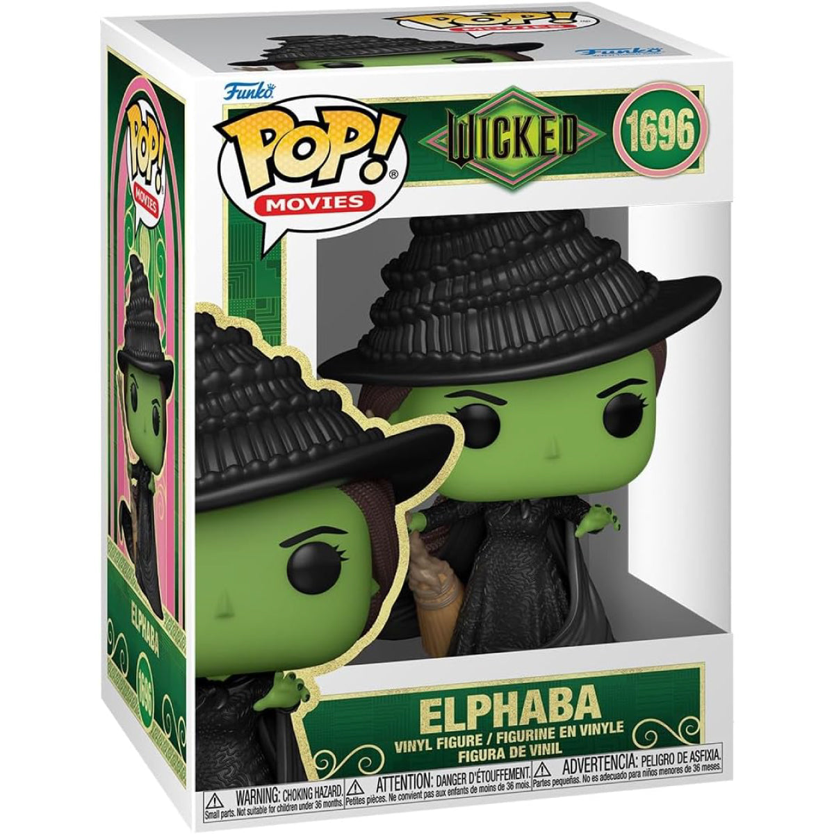 wicked - elphaba 9cm - funko pop! 1696