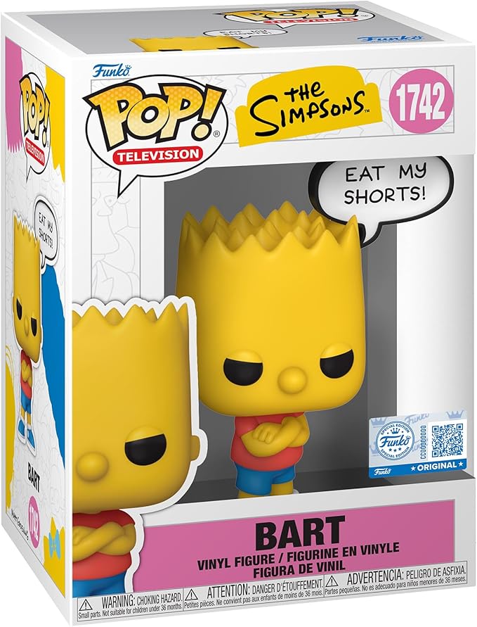 the simpsons - bart simpson 9cm - funko pop! 1742